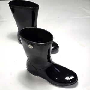 UGG Black Rain Boots Size 10